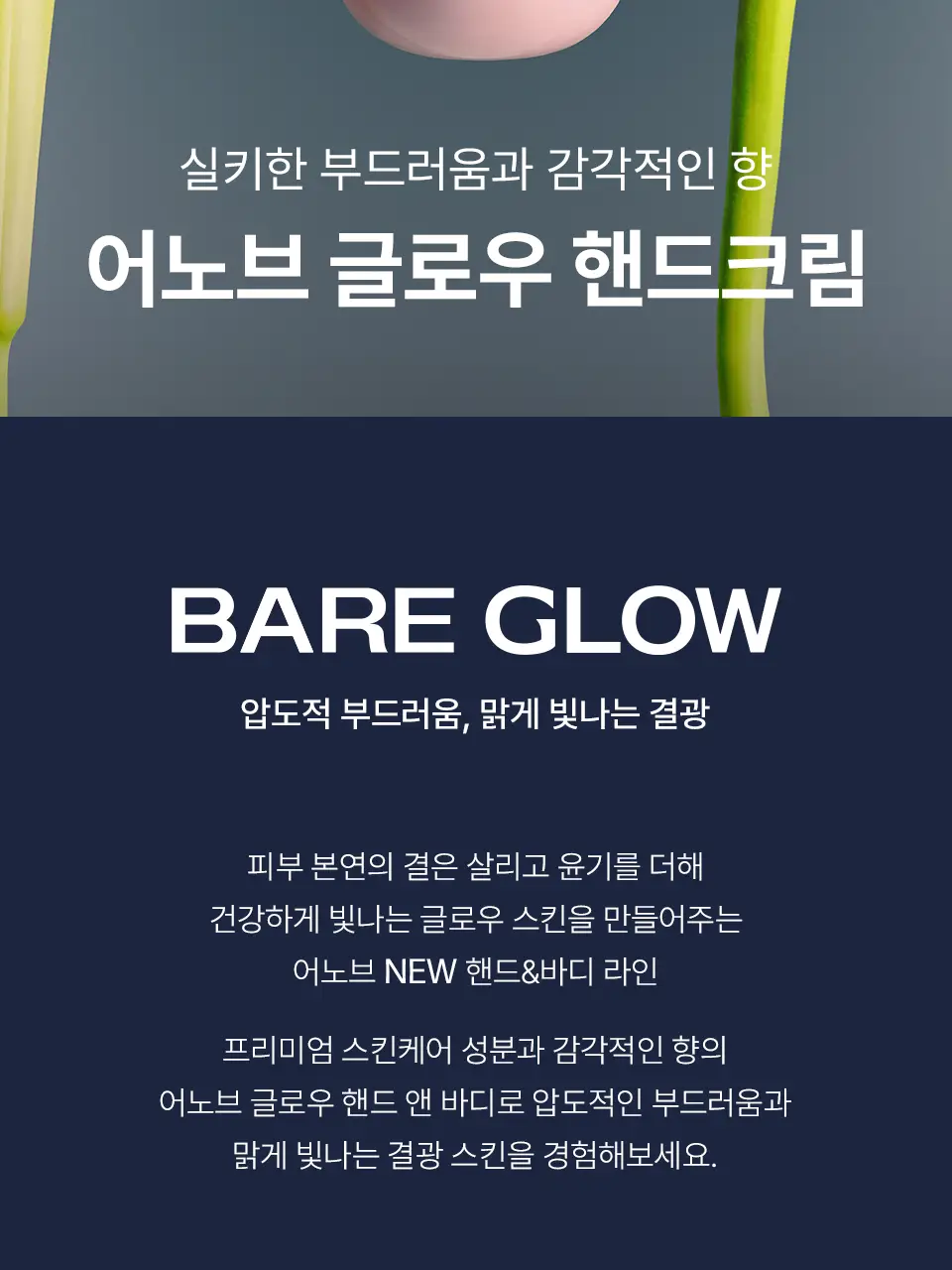 [퍼퓸핸드크림/키링증정] 어노브 글로우 고보습 핸드크림 40ml 단독 기획 (+키링 택1) 상세페이지 5